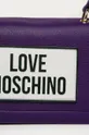 Love Moschino - Kožená kabelka fialová