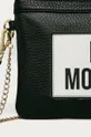 Love Moschino - Kožená listová kabelka čierna