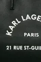 Karl Lagerfeld - Шкіряна сумочка чорний