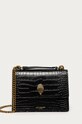 Kurt Geiger London - Torebka skórzana nie mieści A4 czarny 2888500119.00
