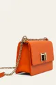 Furla - Kožená kabelka oranžová