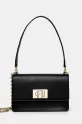 Furla - Шкіряна сумочка Bafkaco аплікація чорний BAFKACO.ARE000.O6000