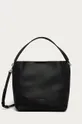 čierna Furla - Kožená kabelka Grace Dámsky