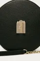 Furla - Kožená kabelka Sleek čierna