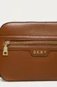 Dkny - Kožená kabelka hnedá