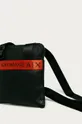 Armani Exchange - Шкіряна сумка чорний