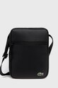 Lacoste - Saszetka NH3308LV nie mieści A4 czarny NH3308LV