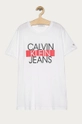 biela Calvin Klein Jeans - Tričko 116-176 cm Chlapčenský