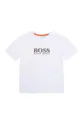 biela Boss - Detské tričko 116-152 cm Chlapčenský