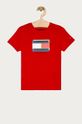 czerwony Tommy Hilfiger - T-shirt dziecięcy 116-176 cm Chłopięcy