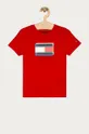 červená Tommy Hilfiger - Detské tričko 116-176 cm Chlapčenský