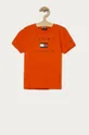 oranžová Tommy Hilfiger - Detské tričko 104-176 cm Chlapčenský