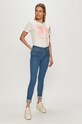 Tommy Hilfiger - Tričko WW0WW28476 biela AW20