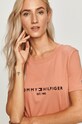 Tommy Hilfiger - Tricou portocaliu WW0WW28681