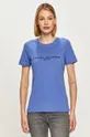 niebieski Tommy Hilfiger - T-shirt WW0WW28681