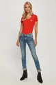 Guess Jeans - Tričko červená