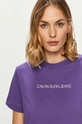 fialová Calvin Klein Jeans - Tričko