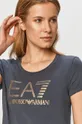 granatowy EA7 Emporio Armani - T-shirt 6HTT26.TJ12Z