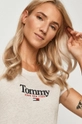 szürke Tommy Jeans - T-shirt