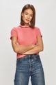 różowy Tommy Jeans - T-shirt Damski