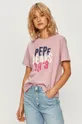 fioletowy Pepe Jeans - T-shirt Adele