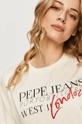 biały Pepe Jeans - T-shirt Anette