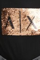 Хлопковая футболка Armani Exchange чёрный 8NYTDL.YJ73Z