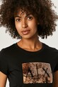 Хлопковая футболка Armani Exchange 8NYTDL.YJ73Z чёрный