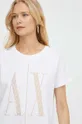 biały Armani Exchange - T-shirt 8NYTDX.YJG3Z.NOS