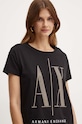 Armani Exchange majica kratkih rukava crna 8NYTDX.YJG3Z