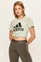 niebieski adidas Performance - T-shirt GC6962 Damski