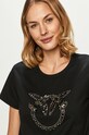 Pinko - Tricou negru 1G15GE.Y4LX
