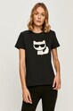 Karl Lagerfeld - Tricou negru 205W1706