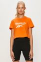 pomarańczowy Reebok Classic - T-shirt FT8175 Damski