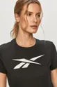 czarny Reebok t-shirt