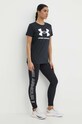 Under Armour - Μπλουζάκι 1356305.001 μαύρο SS21