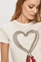 biały Love Moschino - T-shirt