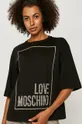 fekete Love Moschino - T-shirt
