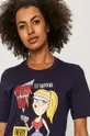 granatowy Love Moschino - T-shirt