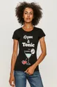 fekete Love Moschino - T-shirt