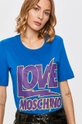 kék Love Moschino - T-shirt