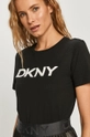 czarny Dkny – T-shirt