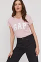 GAP - T-shirt (2-pack) różowy