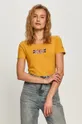 żółty Pepe Jeans - T-shirt Caleba Damski