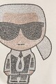 Karl Lagerfeld - Tričko 205W1704 bílá