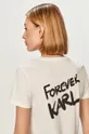 biały Karl Lagerfeld - T-shirt 205W1702 Damski