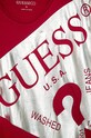 Dziewczynka Guess Jeans - T-shirt dziecięcy 116-176 cm J0YI13.KA6S0 bordowy