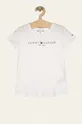 bela Tommy Hilfiger otroški t-shirt 74-176 cm Dekliški