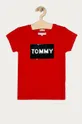 czerwony Tommy Hilfiger - T-shirt dziecięcy 110-176 cm Dziewczęcy