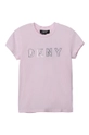 różowy Dkny - T-shirt dziecięcy D35Q77 Dziewczęcy